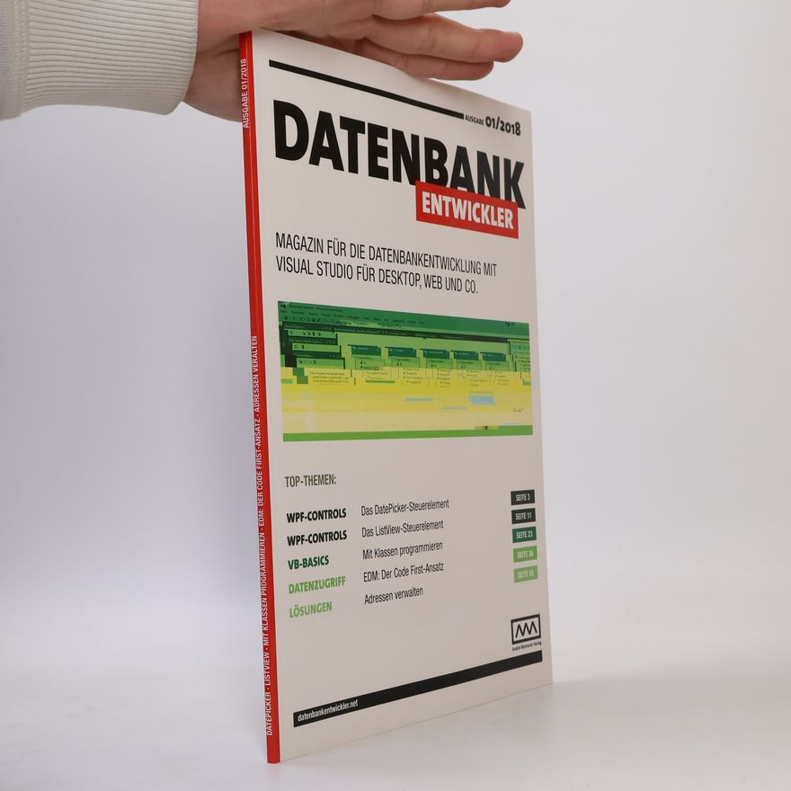 Autorenkollektiv Datenbank Entwickler 01/2018