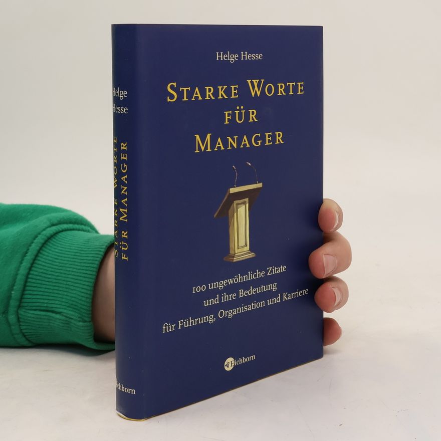 Helge Hesse Starke Worte für Manager