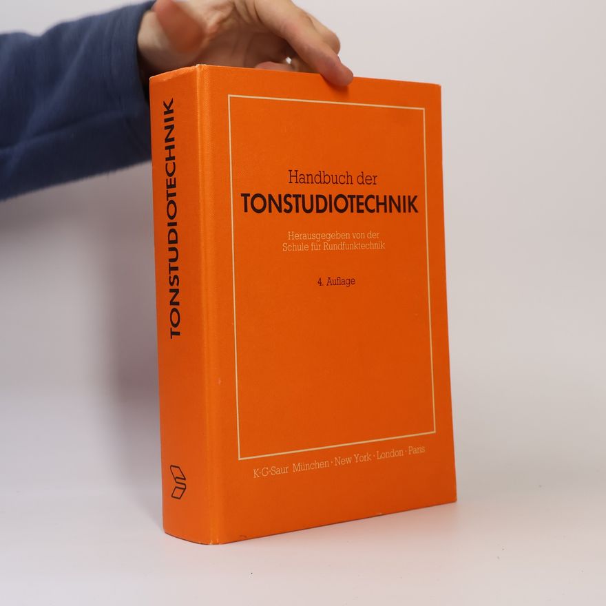 Michael Dickreiter Handbuch der Tonstudiotechnik