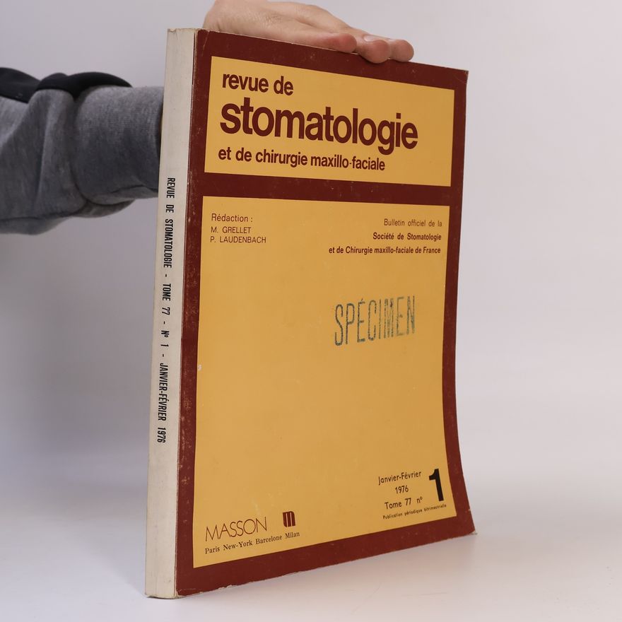 Collectif d'auteurs Revue de Stomatologie