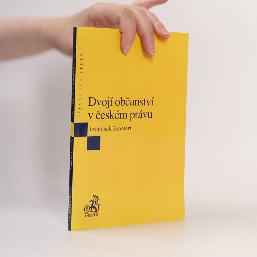 František Emmert Dvojí občanství v českém právu
