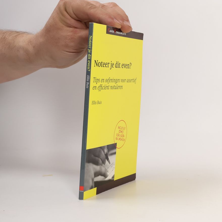 Ellis Buis Cahier Communicatie: Noteer je dit even?