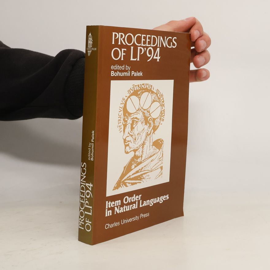 Various authors Proceedings of LP 94 - Item Order in Natural Languages