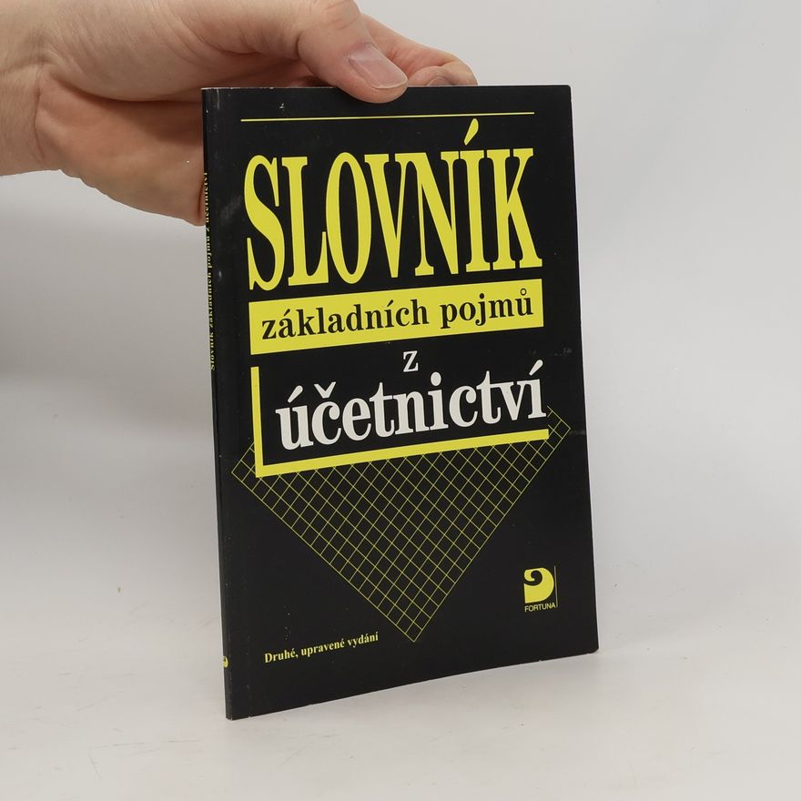 Jarmila Čuhlová Slovník základních pojmů z účetnictví