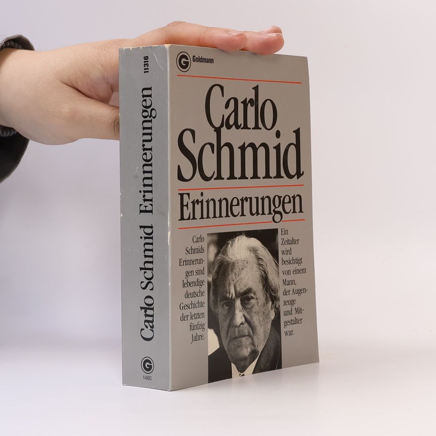 Carlo Schmid Erinnerungen