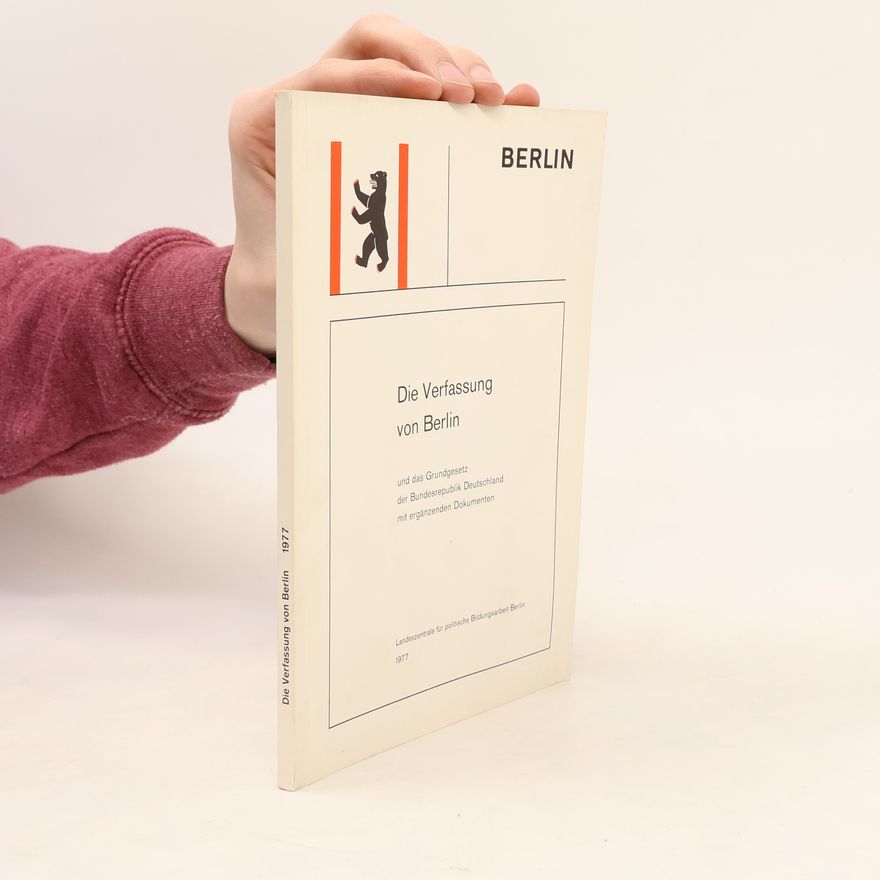 Autorenkollektiv Die Verfassung von Berlin
