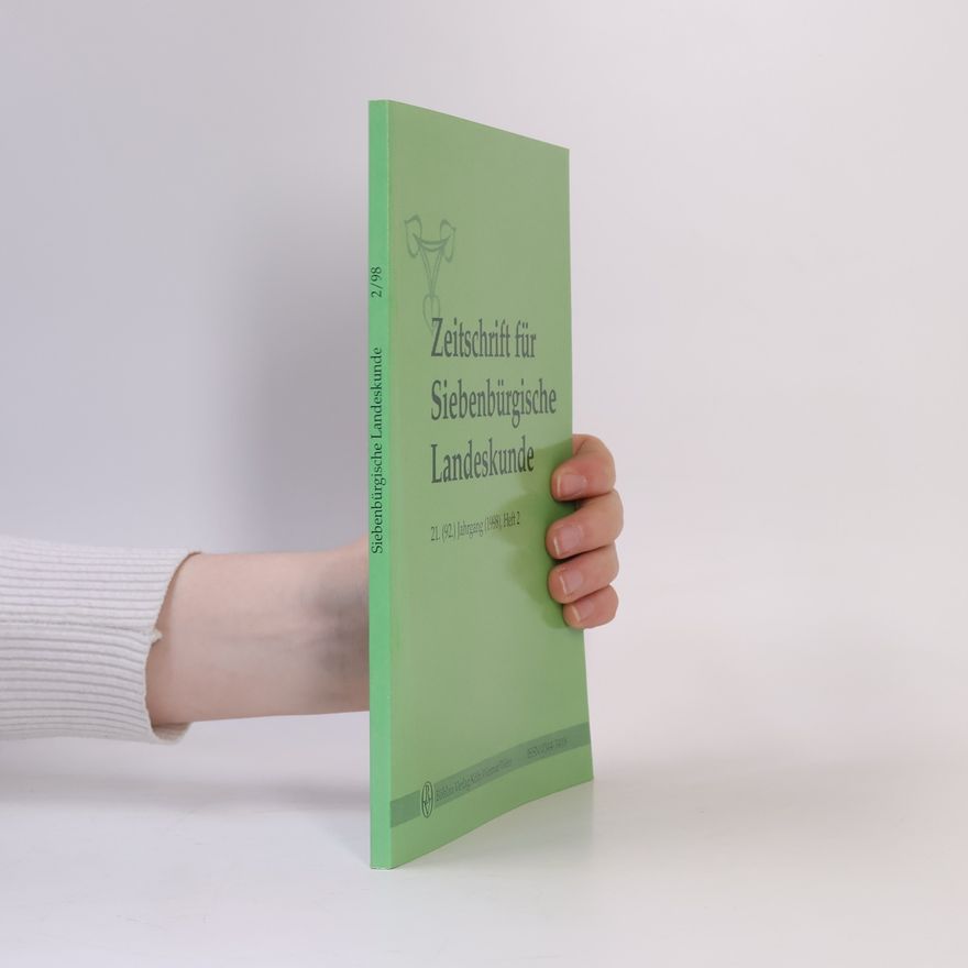 Collectif d'auteurs Zeitschrift für Siebenbürgische Landeskunde 2/98