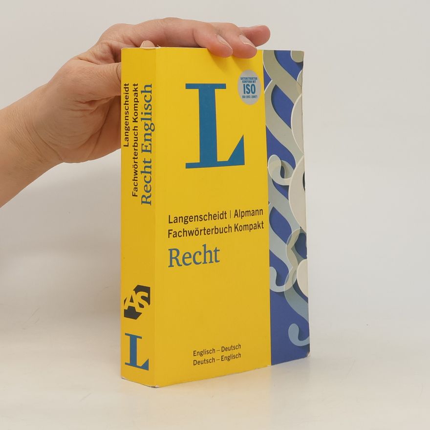 Stuart G. Bugg Langenscheidt Alpmann Fachwörterbuch Kompakt Recht Englisch