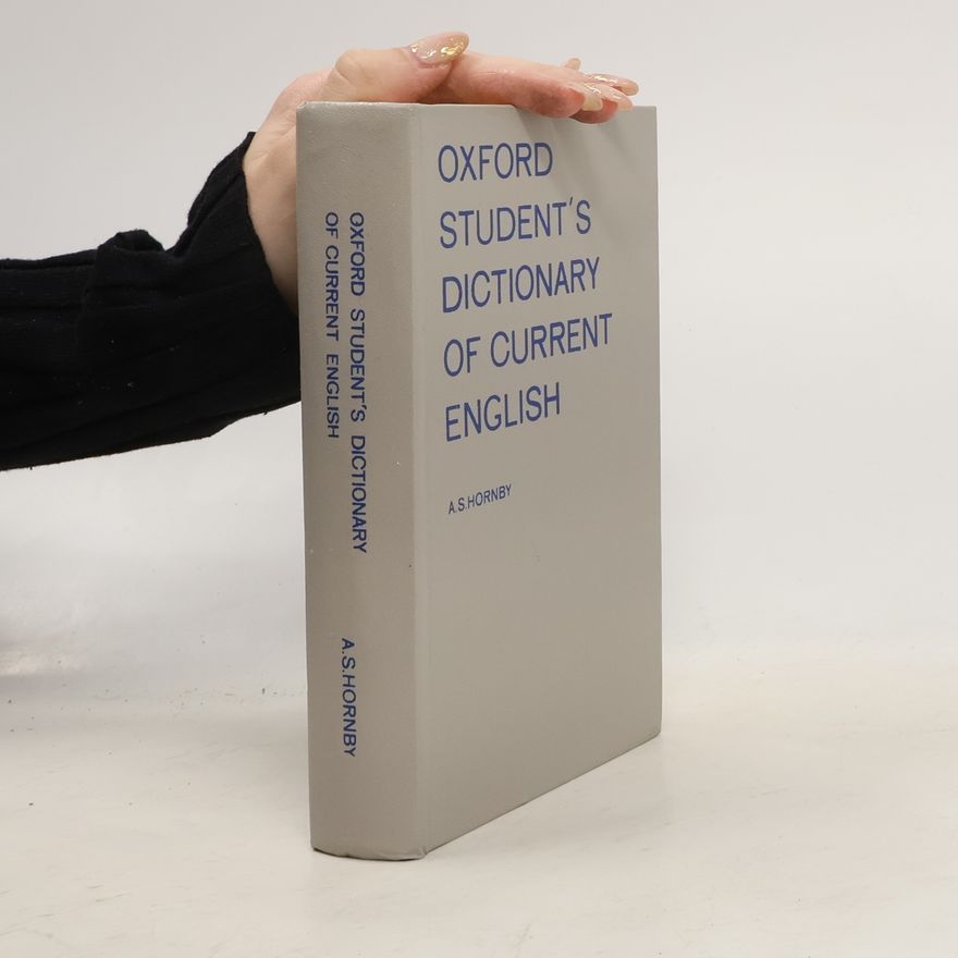 Albert Sydney Hornby Oxford Student's Dictionary of Current English