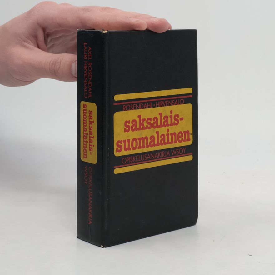 Axel Rosendahl Saksalais-suomalainen opiskelusanakirja