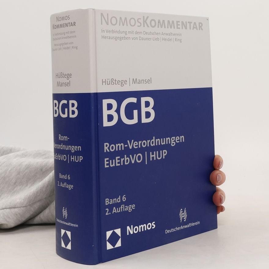 Ring Nomos Kommentar - 6: Bürgerliches Gesetzbuch