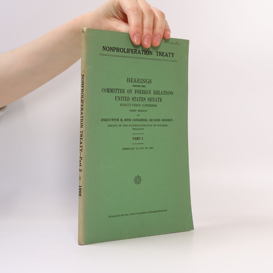 Autorenkollektiv Hearings Before The Committee On Foreign Relations United States Senate 2
