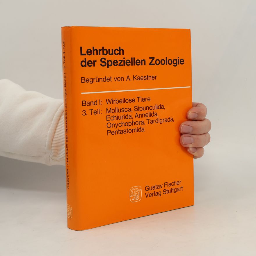 Alfred Kaestner Lehrbuch der speziellen Zoologie