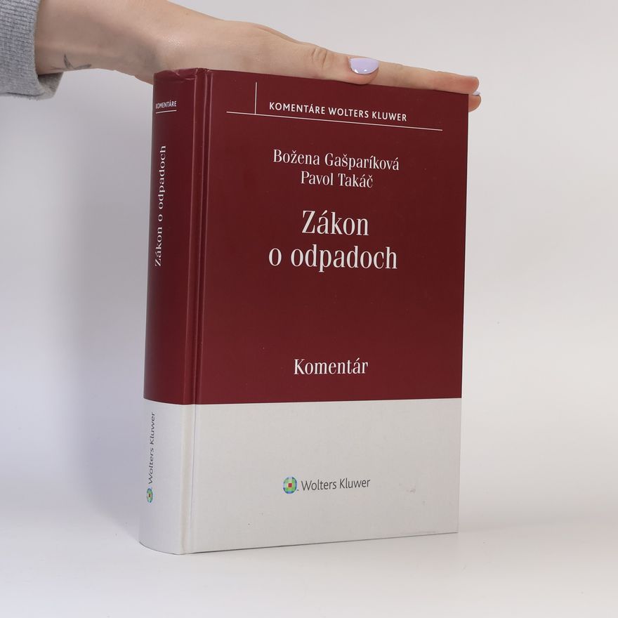 Pavol Takáč Zákon o odpadoch