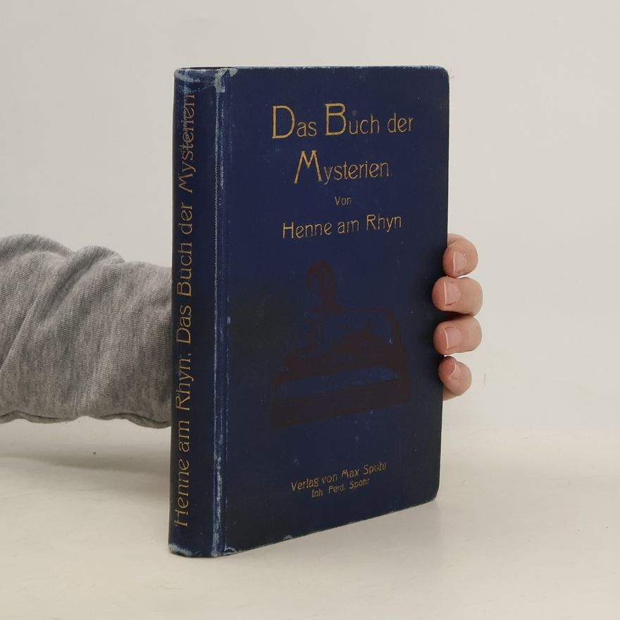 Otto Henne am Rhyn Das Buch der Mysterien