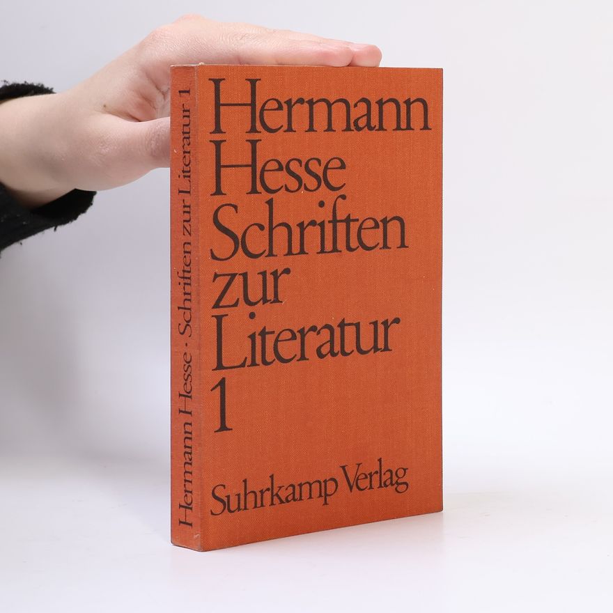 Hermann Hesse Schriften zur Literatur 1