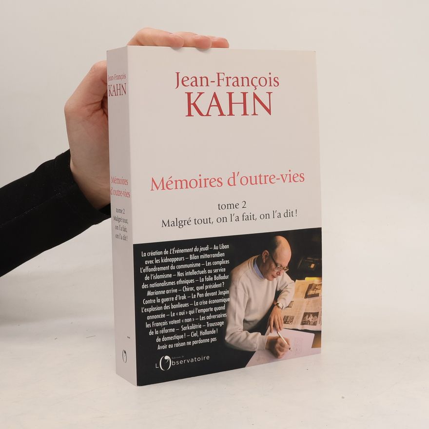 Jean-François Kahn Mémoires d´outre-vies