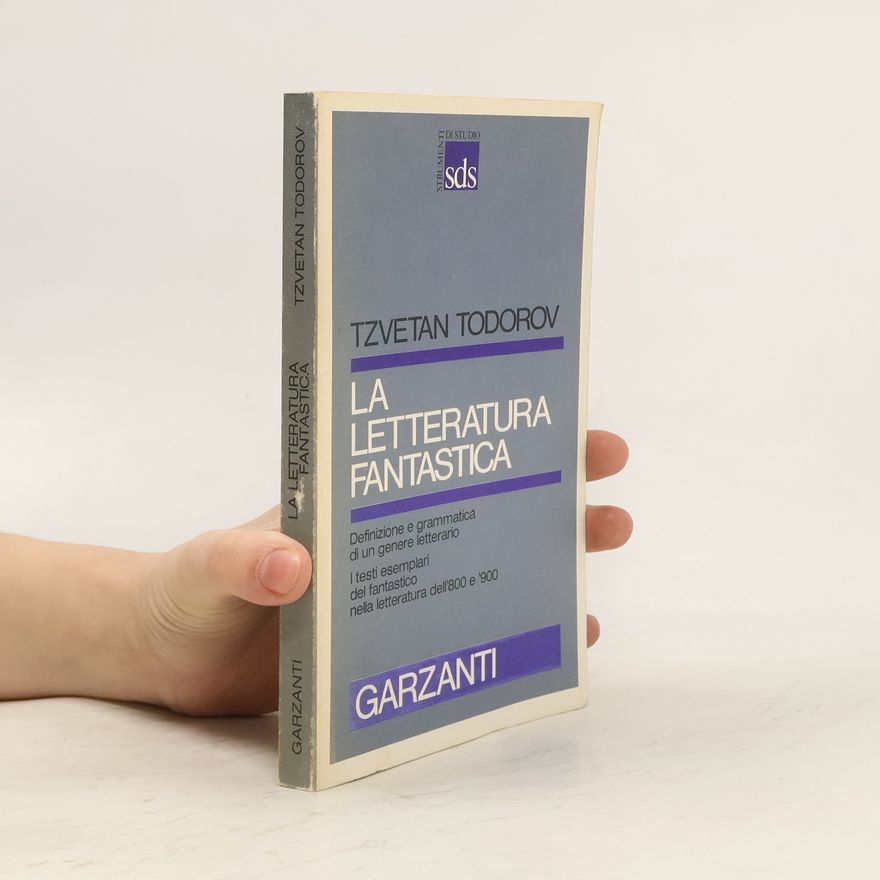 Tzvetan Todorov La letteratura fantastica