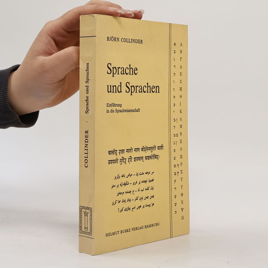 Björn Collinder Sprache und Sprachen