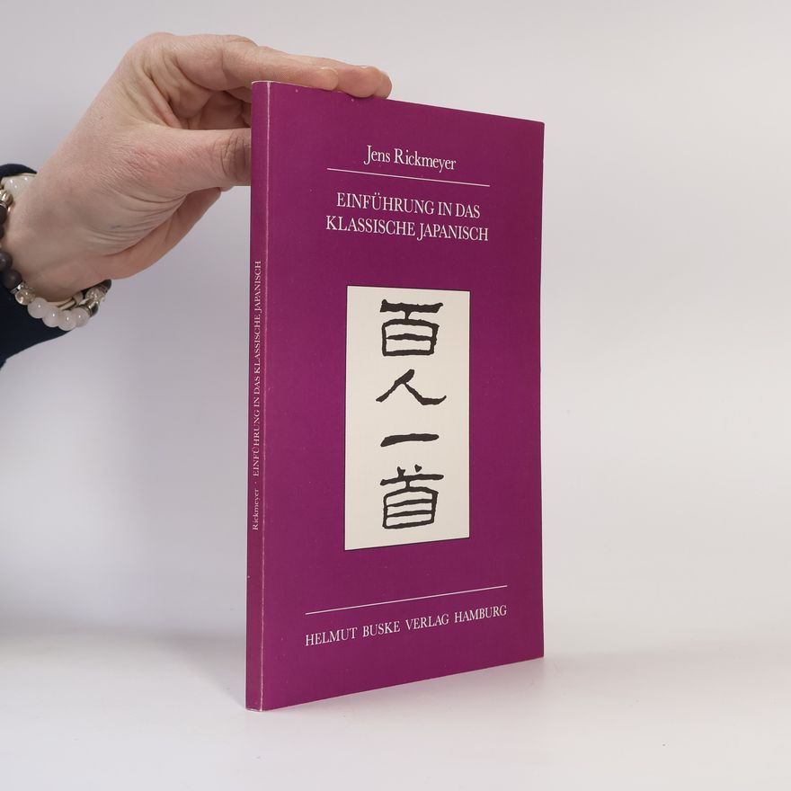 Jens Rickmeyer Einführung in das klassische Japanisch
