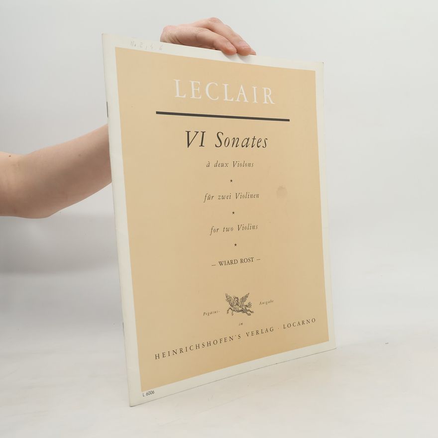 Jean Marie Leclair Leclair VI Sonates