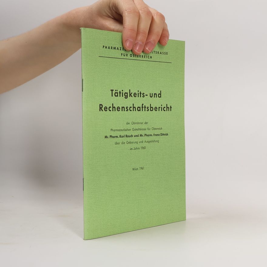 Kolektiv autorů Tätigkeits und Rechenschaftsberischt