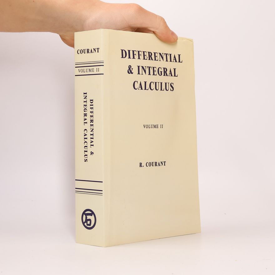 Richard Courant Differential And Integral Calculus