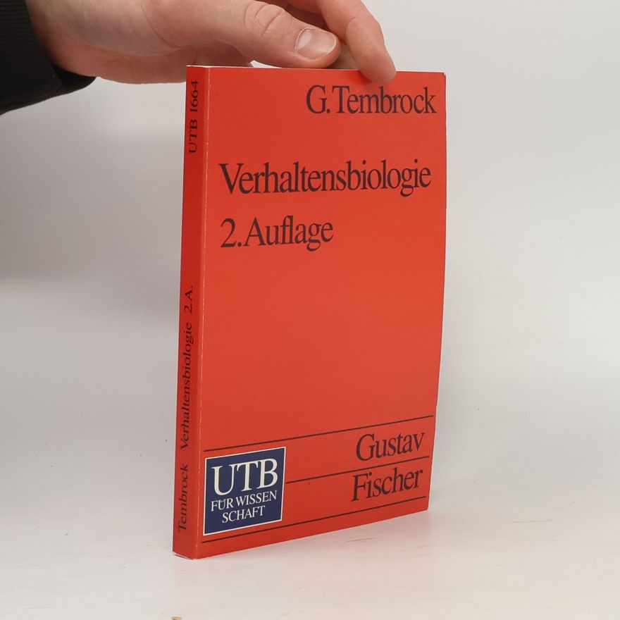 Günter Tembrock Verhaltensbiologie