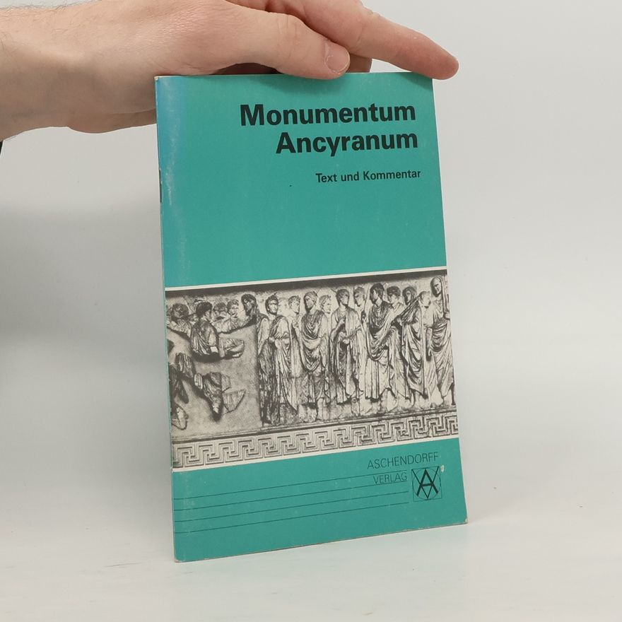 Autores varios Aschendorffs Sammlung Klassiker: Monumentum Ancyranum