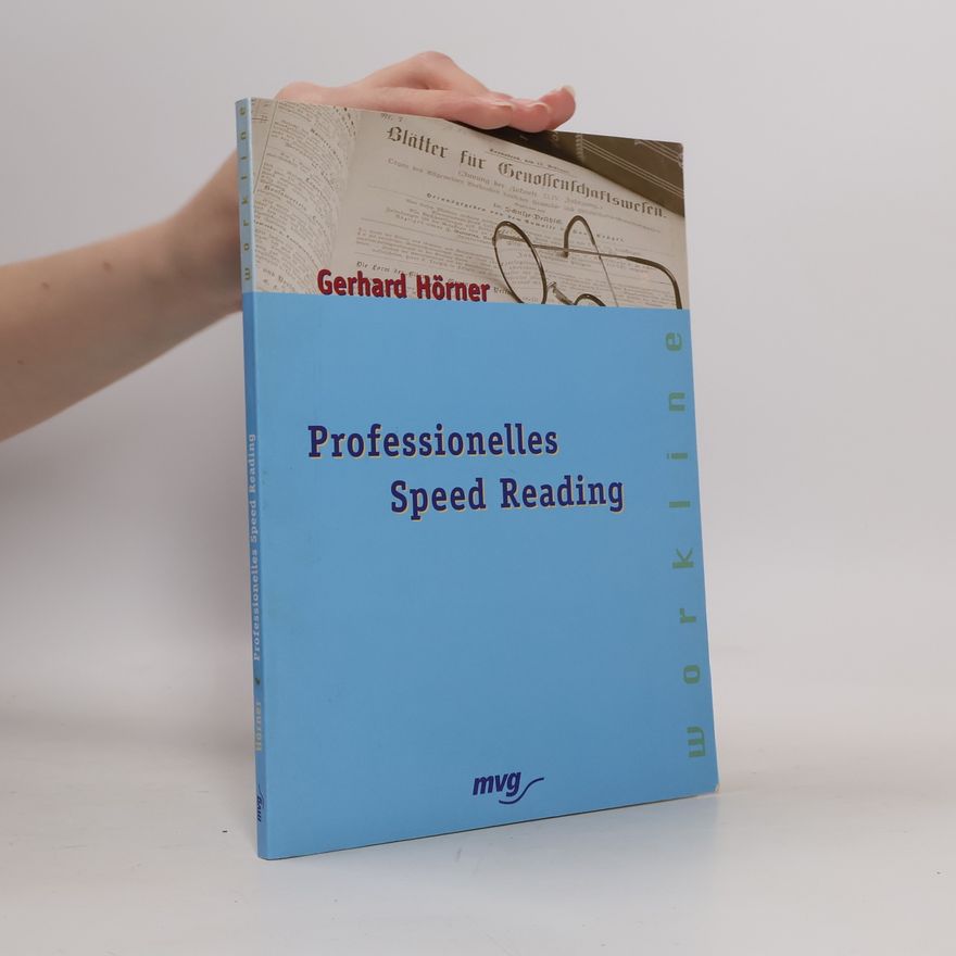 Gerhard Hörner Professionelles Speed-Reading