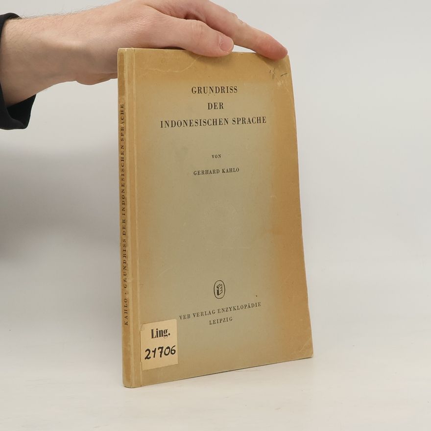 Gerhard Kahlo Grundriss der indonesischen Sprache