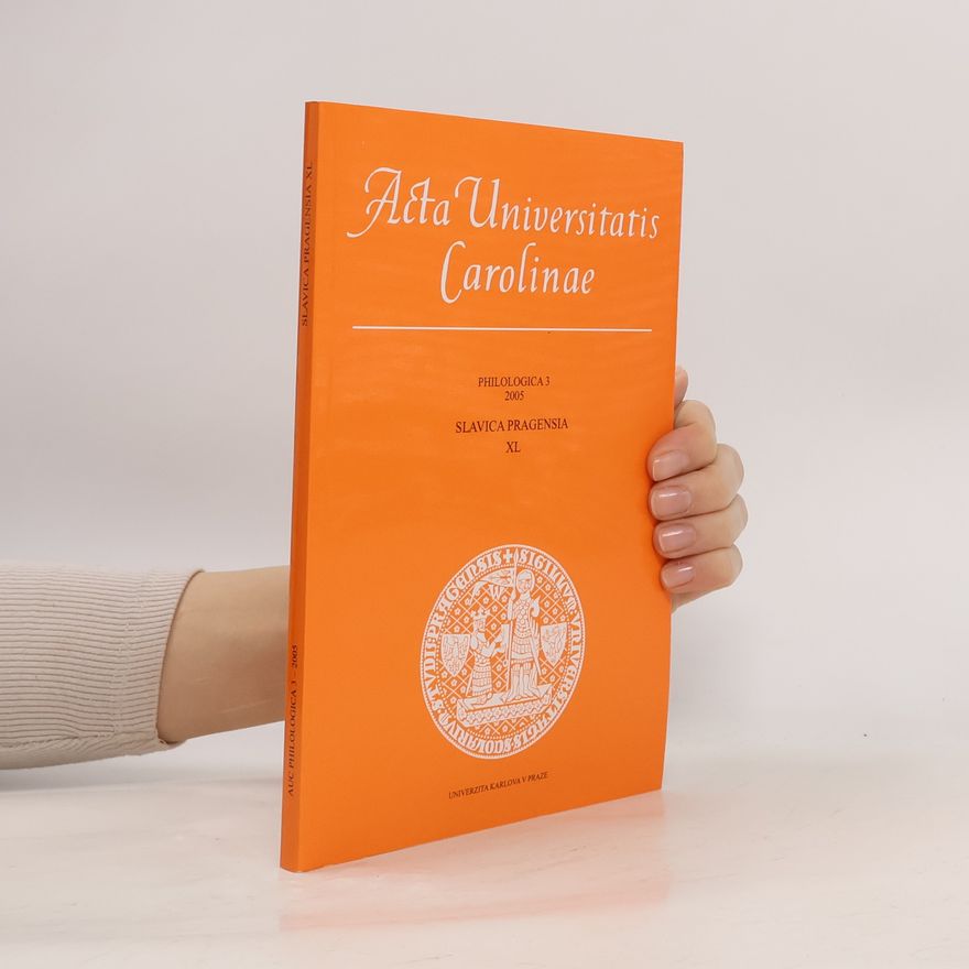 Univerzita Karlova v Praze Acta Universitatis Carolinae