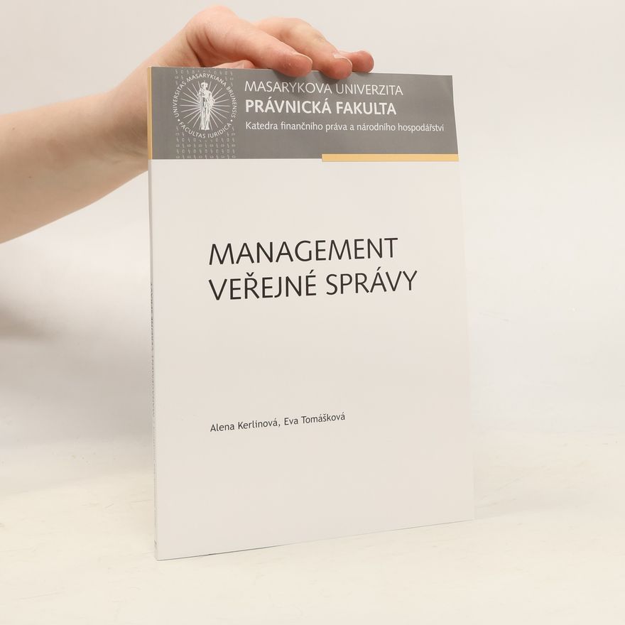Alena Kerlinová Management veřejné správy