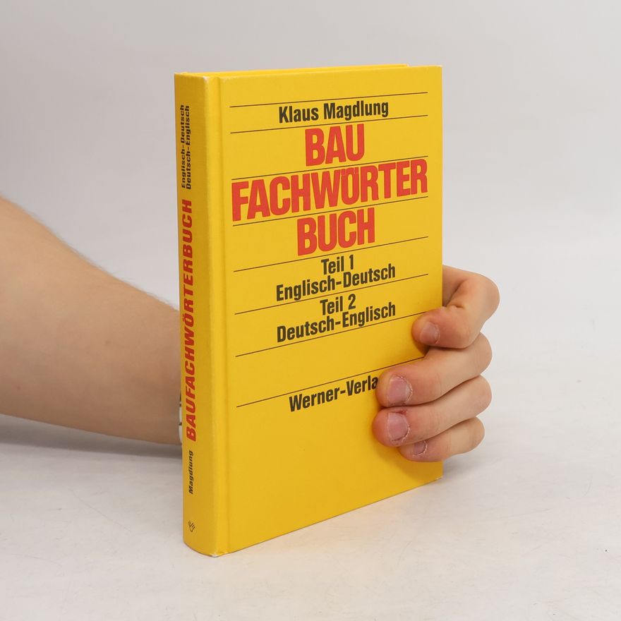 Klaus Magdlung Baufachwörterbuch