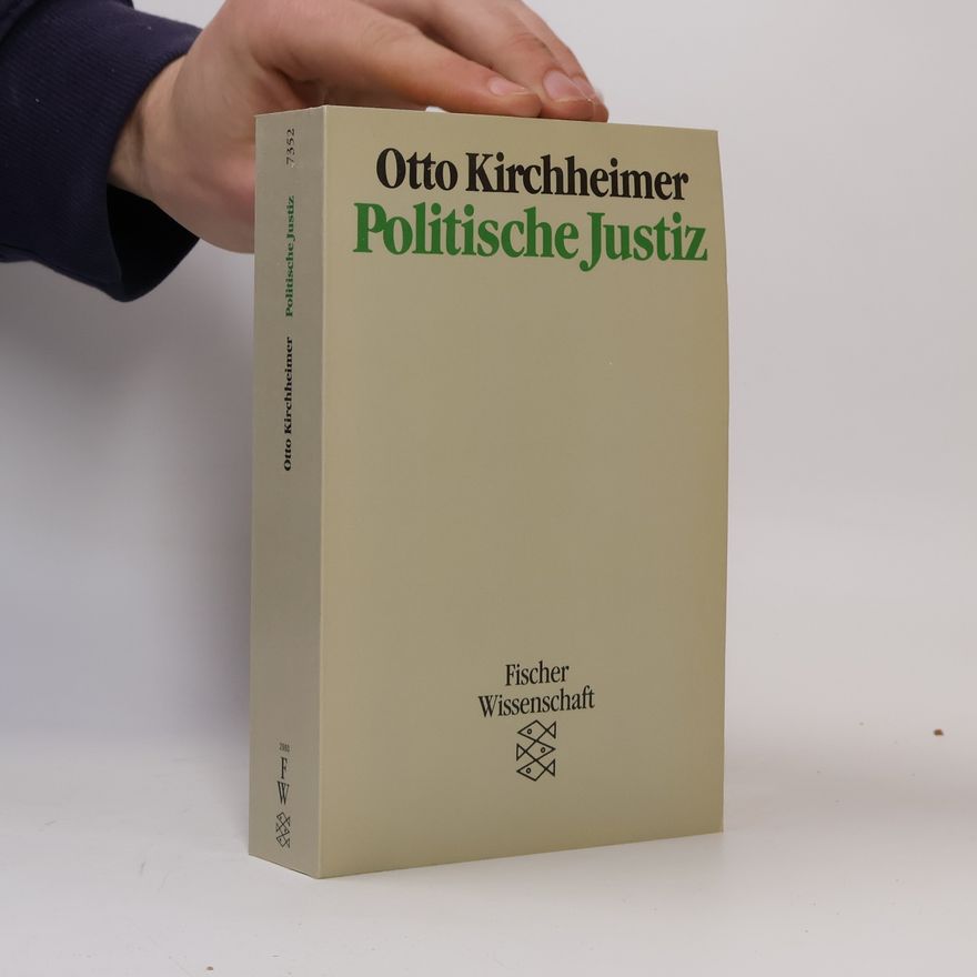 Otto Kirchheimer Politische Justiz