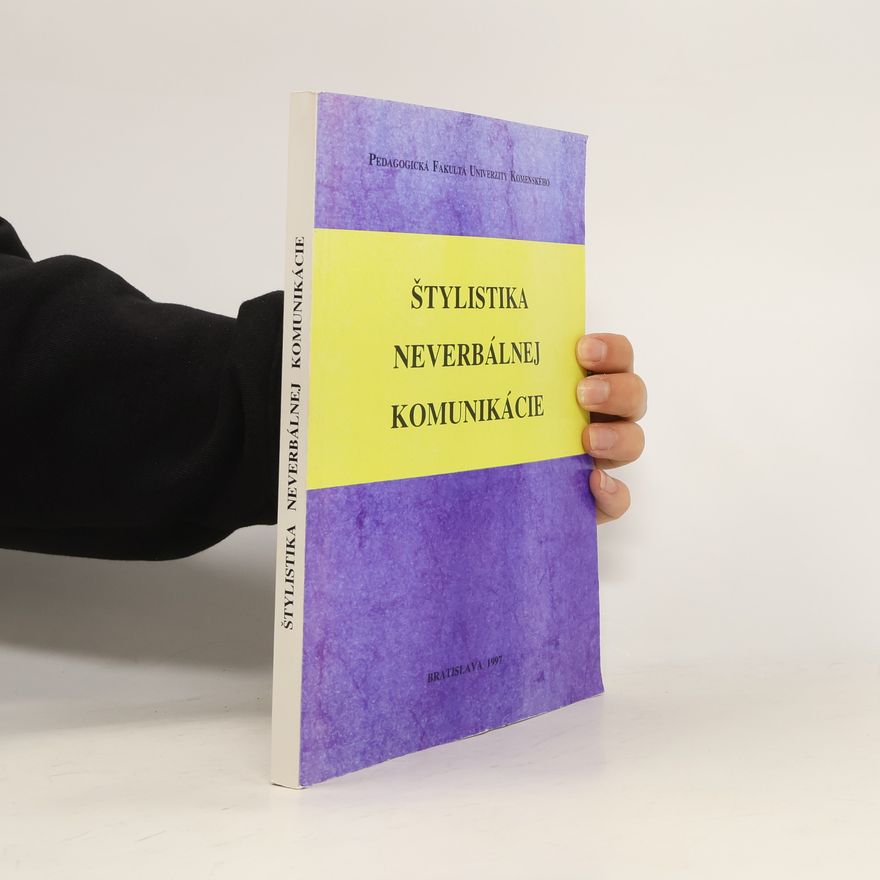 Ján Sabol Štylistika neverbálnej komunikácie