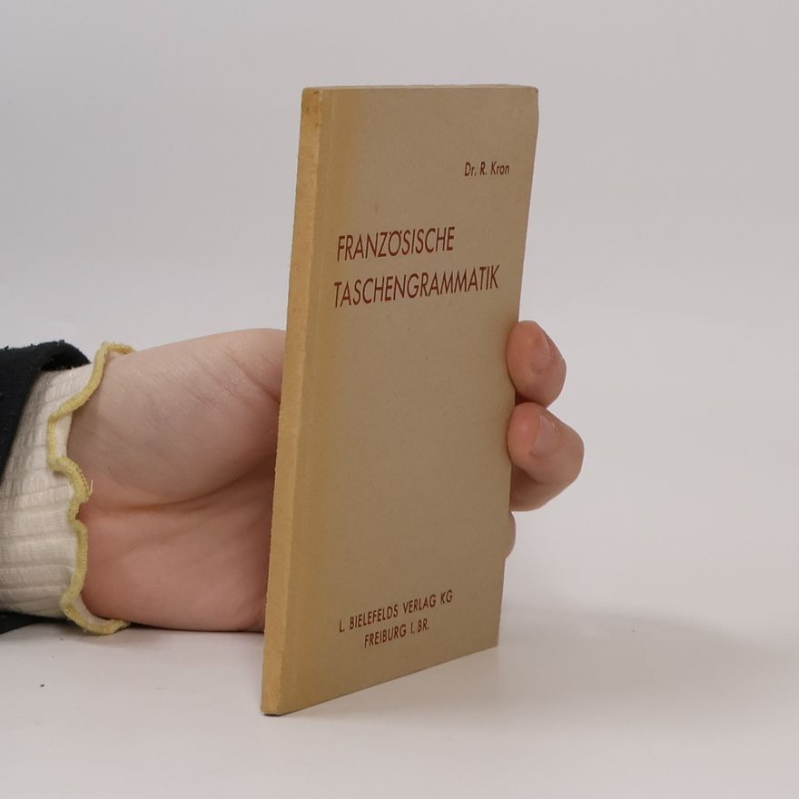 Richard Franz Kron Französische Taschengrammatik
