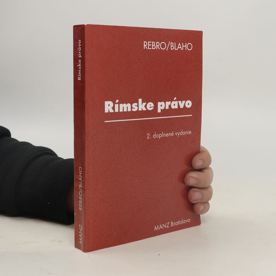 Pavol Rebro Rímske právo