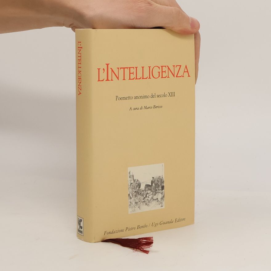 Marco Berisso L'intelligenza. Poemetto anonimo del secolo XIII