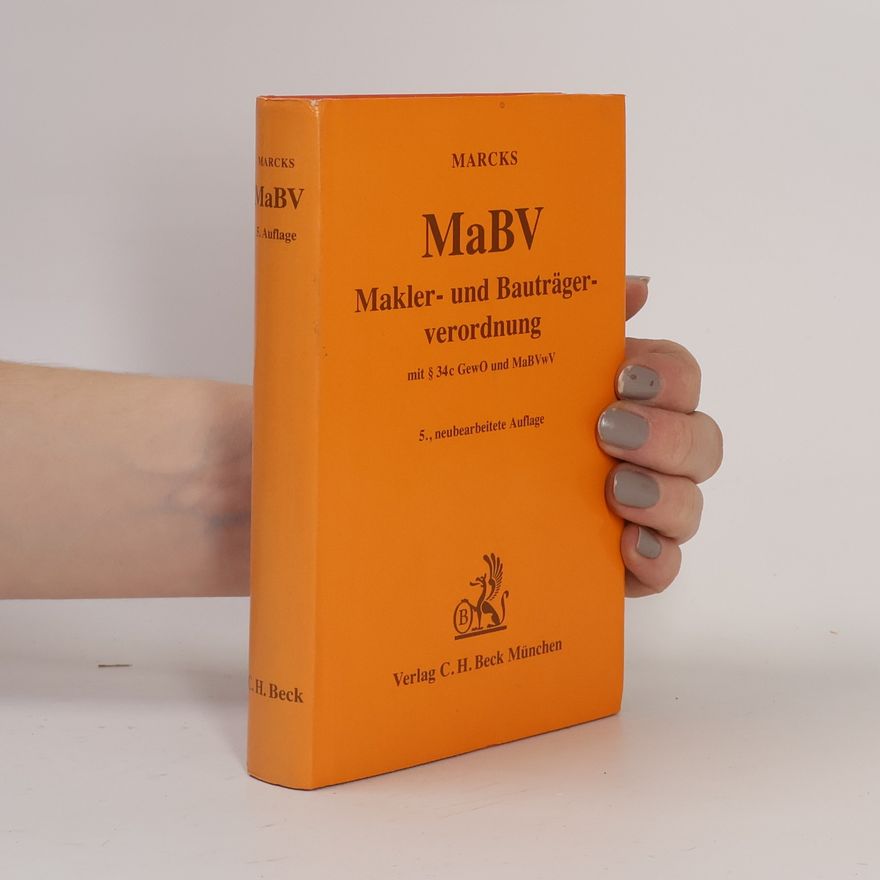 Peter Marcks Makler- und Bauträgerverordnung