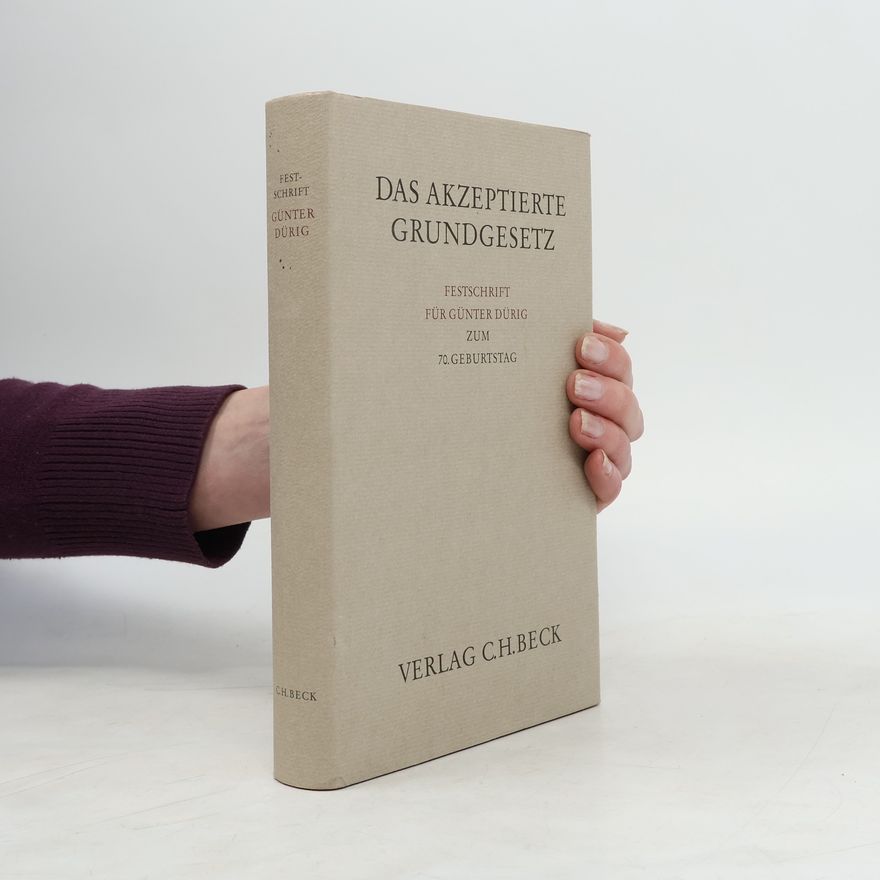 Peter Häberle Das akzeptierte Grundgesetz