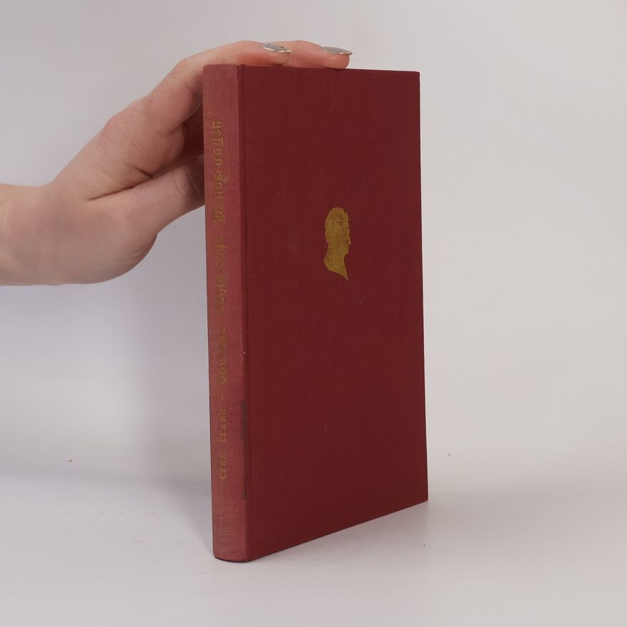 Ernst Frank  Goethes böhmische Wanderungen