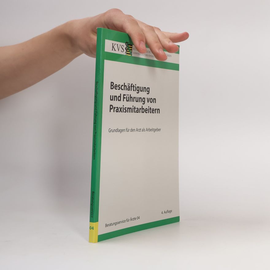 Various authors Beschäftigung und Führung von Praxismitarbeitern
