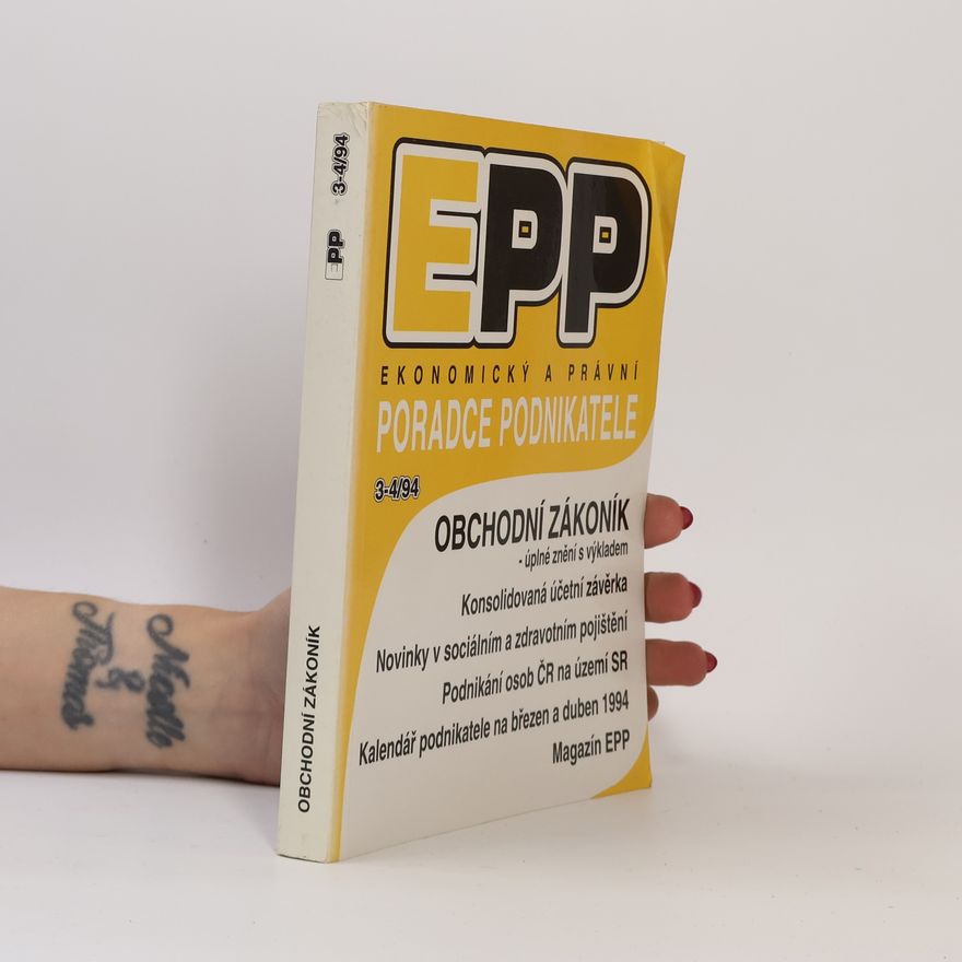 Kolektiv autorů Ekonomický a právní poradce podnikatele 3-4/1994