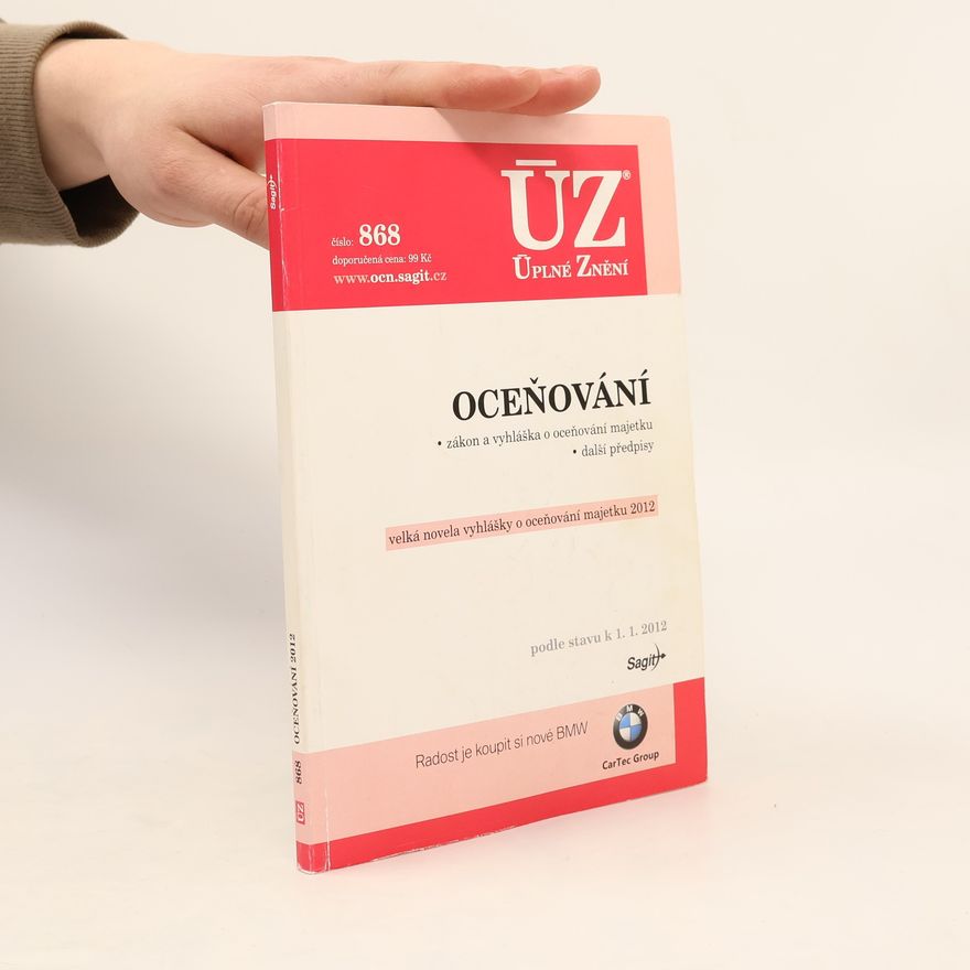 Kolektiv autorů Zákon o oceňování majetku