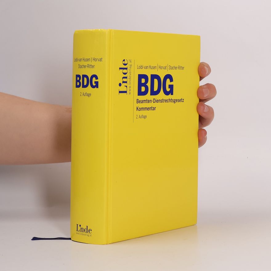 Stefan Stacher-Ritter BDG | Beamten-Dienstrechtsgesetz: Kommentar - 2. Auflage