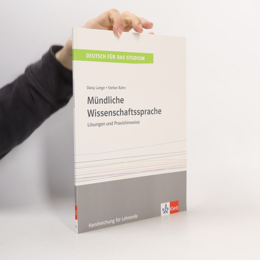 Stefan Rahn Mündliche Wissenschaftssprache