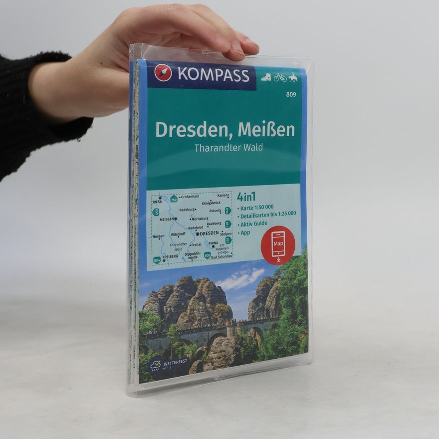 Collectif d'auteurs Kompass Karte Dresden, Meißen, Tharandter Wald