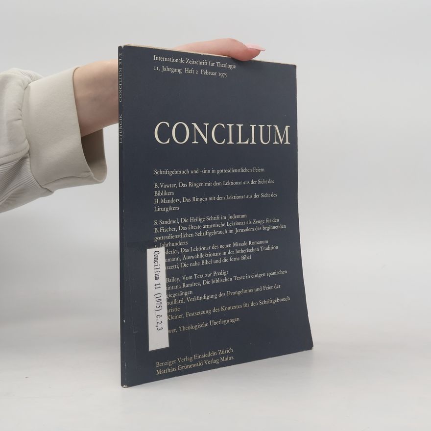 Autorenkollektiv Concilium 11. Jahrgang, Heft 2