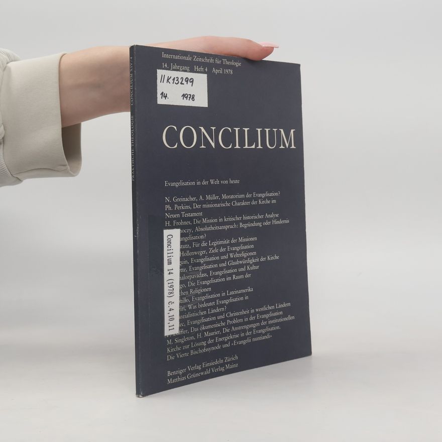 Autorenkollektiv Concilium 14. Jahrgang, Heft 4